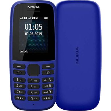 Мобильный телефон Nokia 105 Dual Sim 2019 Blue