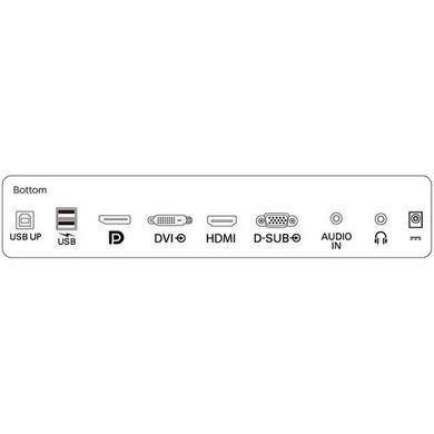 Монітор Philips 21.5" 222B9T/00 TN 10*Touch DVI HDMI DP USB MM