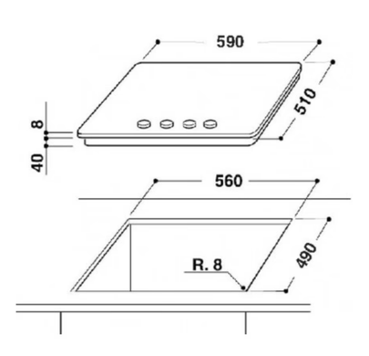 Газова панель Whirlpool GOA6425/NB