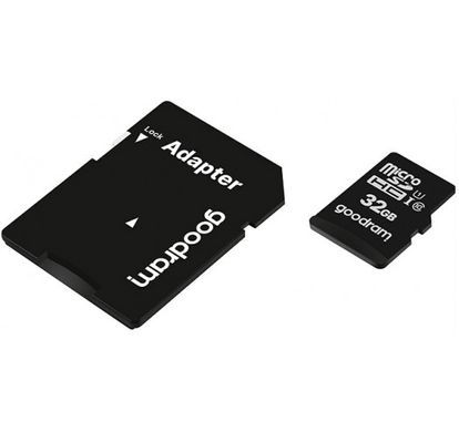 Карта пам'яті Goodram microSDHC 32GB UHS-I class 10 + adapter (M1AA-0320R12)