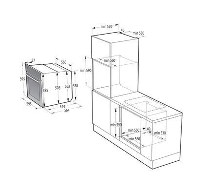 Духова шафа Gorenje BOP6373E28EBG