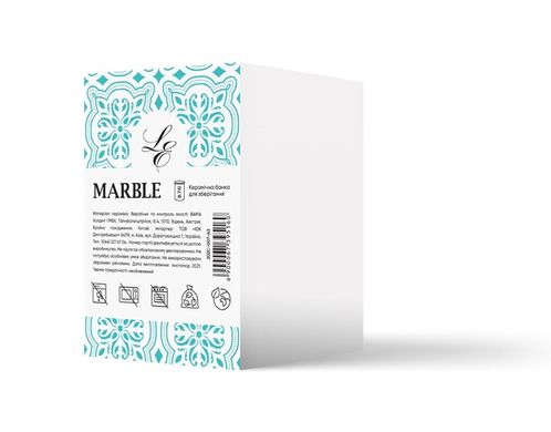 Банка Limited Edition MARBLE 750 мл/белая