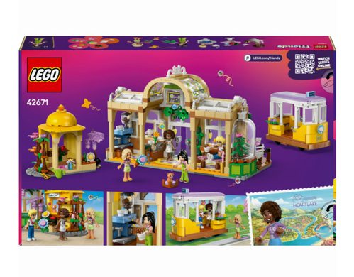 Конструктор LEGO Friends Кофейня с растениями и цветочный магазин