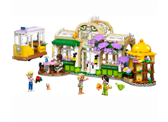 Конструктор LEGO Friends Кофейня с растениями и цветочный магазин