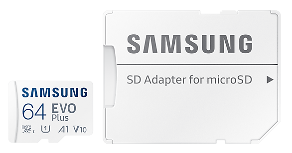 Карта памяти Samsung microSDXC 64GB EVO Plus A1 V10 (MB-MC64KA/RU)