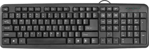 Клавіатура Defender #1 HB-420 USB Black (45420)