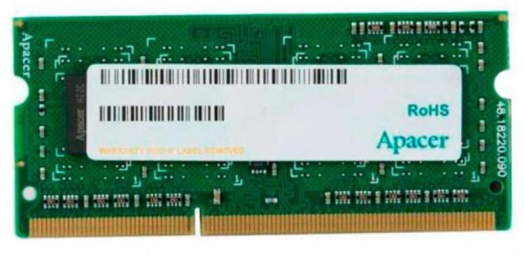 ОЗУ ApAcer SODIMM DDR3-1600 8192MB PC3-12800 (DS.08G2K.KAM)