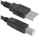 Кабель Defender USB04-17 USB2.0 AM-BM, 5м, пакет фото 1