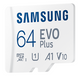 Карта пам'яті Samsung microSDXC 64GB EVO Plus A1 V10 (MB-MC64KA/RU) фото 2