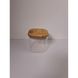 Ємність Vittora скляна з дерев'яною кришкою 800 мл фото 3