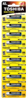 Батарейка Toshiba LR03 HP Alkaline BP 1X10