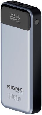 УМБ Sigma mobile X-power SI30A7QLX 30000 mAh PD130W Seamless Charging Silver