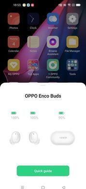 Наушники Oppo Enco Buds W12 (ETI81) White