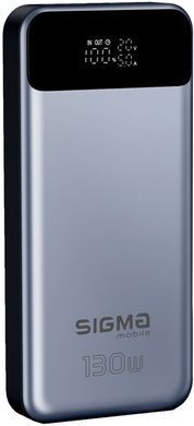 УМБ Sigma mobile X-power SI30A7QLX 30000 mAh PD130W Seamless Charging Silver