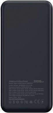 УМБ Sigma mobile X-power SI30A7QLX 30000 mAh PD130W Seamless Charging Silver