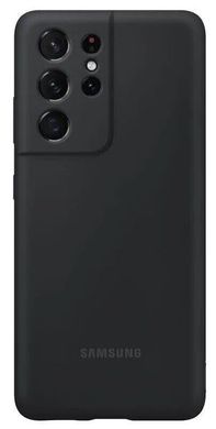 Чехол для смартфона Samsung S21 ULTRA Silicone Cover Black/EF-PG998TBEGRU