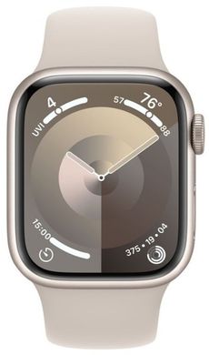 Смарт годинник Apple Watch S9 41mm Starlight Alum Case with Starlight Sp/b - M/L