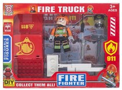 Конструктор Space Baby Fire truck фигурка с авто и аксессуары 3 вида