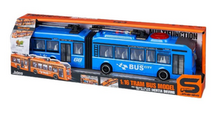 Игрушка CARS S Трамвай голубой 1:16 (CJ-4358578)