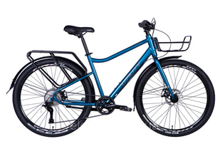 Велосипед AL 27.5" Dorozhnik UTILITY DD CS рама-18,5" бірюзовий 2025