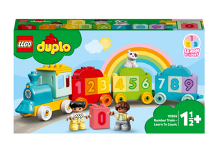 Конструктор LEGO DUPLO Поезд с цифрами &ndash; учимся считать
