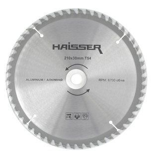 Диск  пильный 210х30 54 зуб. по алюминию HAISSER(4311643)