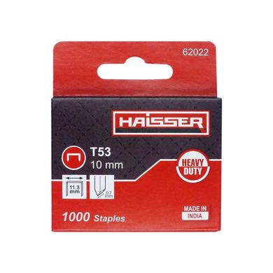 Скобы для степлера Haisser Т53 1000шт 10х11.3х07мм (93930)