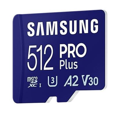 Карта пам'яті Samsung PRO Plus microSDXC 512GB (MB-MD512SA/EU)