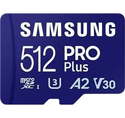 Карта пам'яті Samsung PRO Plus microSDXC 512GB (MB-MD512SA/EU)