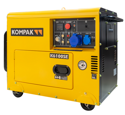 Генератор дизельний Kompak K6100SE 5000/5500 W