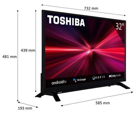 Телевізор Toshiba 32LA2063DG