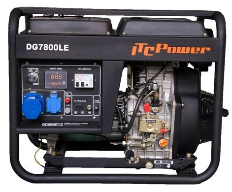 Генератор дизельный ITC Power DG7800LE 6000/6500 W – ES