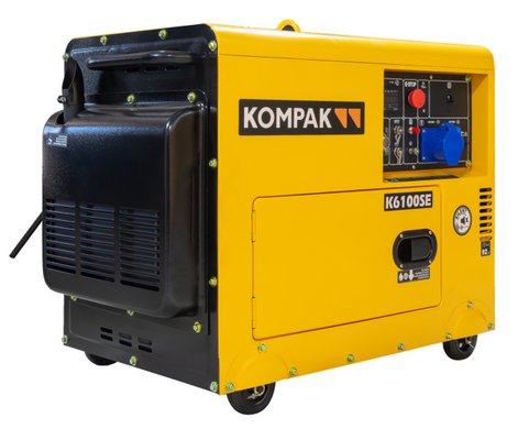 Генератор дизельний Kompak K6100SE 5000/5500 W