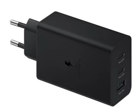 Зарядний пристрій Samsung 65W Trio (EP-T6530NBEGEU) Black