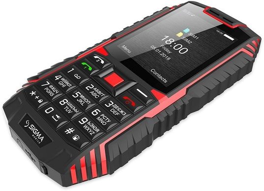 Мобільний телефон Sigma mobile X-Treme DT68 Black-Red