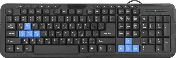 Клавиатура Defender 1 HM-430 USB черная