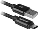 Кабель Defender USB09-03T PRO USB2.0, AM-Type-C Black, 1m (87814) фото 1