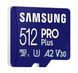 Карта пам'яті Samsung PRO Plus microSDXC 512GB (MB-MD512SA/EU) фото 2