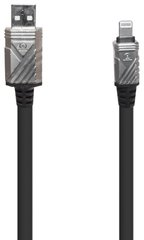 Кабель USB WUW X61 lightning 1m 2.4A Black