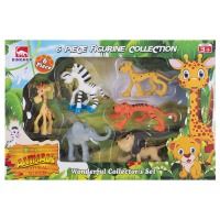 Игровые фигурки Dingua набор Зверюшки Африки 6 шт (в коробке)