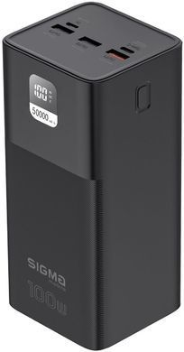 УМБ Sigma mobile X-power SI50A6QLX 50000 mAh PD100W Black