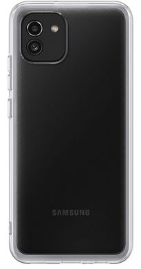 Чехол Samsung A03 Soft Clear Cover Transparent (EF-QA035TTEGRU)