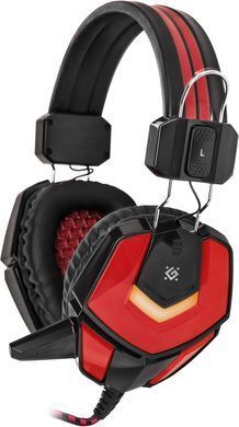 Наушники Defender Ridley Black + Red (64542)