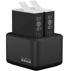 Двойное зарядное устройство для GoPro Dual Battery Charger + Аккумулятор Enduro для Hero 11, 10, 9 2 шт (ADDBD-211-EU)