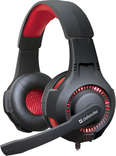 Гарнитура Defender Warhead G-450 Red-Black (64146)