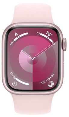 Смарт годинник Apple Watch S9 41mm Pink Alum Case with Light Pink Sp/b - S/M