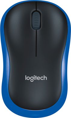 Миша LogITech Wireless Mouse M185 BLUE,EER2 (синій)