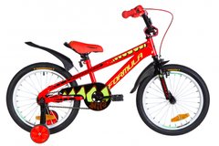 Велосипед 18" Formula WILD 2021 (червоно-чорний з салатовим)