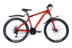 Велосипед ST 26" Discovery TREK AM DD рама- с крылом Pl 2024 (красный) Discovery OPS-DIS-26-555