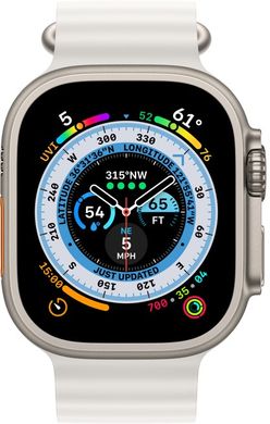 Смарт годинник Apple Watch Ultra GPS + Cellular, 49mm Titanium Case/White Ocean Band